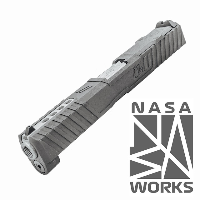 【NASA WORKS】ZEV OZ9c ELITE HYPER-COMPスライド＆バレルセット for TM G17Gen4(成形色グレー版)