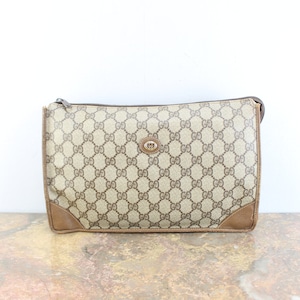 .OLD GUCCI GG PATTERNED CLUTCH BAG MADE IN ITALY/オールドグッチGG柄クラッチバッグ 2000000064345