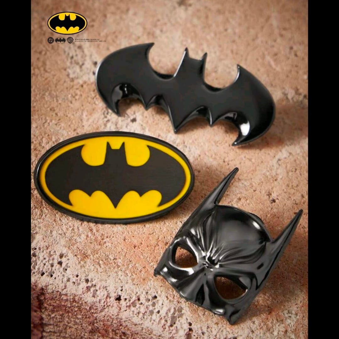 ♧送料無料！ ★ピンズ PINS★ピンバッジ 【 BATMAN ( バットマン ) 】ピンズ3個SET 〚アメリカン雑貨 アメトイ〛