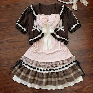 ゆめかわ♡アウター付きガーリーセットアップ set95 ゆめかわ♡アウター付きガーリーセットアップ set95