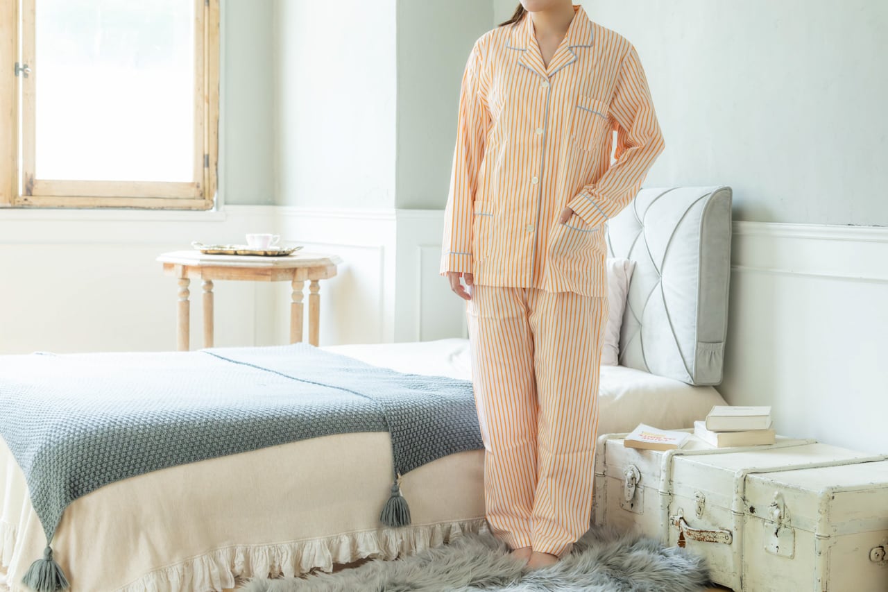 栗原登志恵セレクト ミラノ発「シルヴィア スカルマーナ」のストライプ