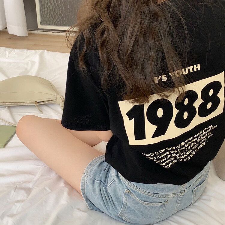 ブラックTシャツ シャツ サマールーズトップス 夏物 モンロー33317723958