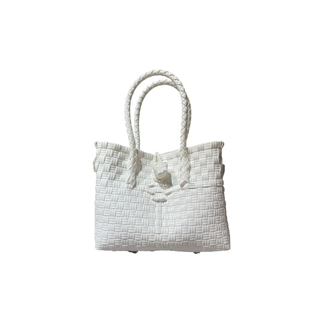 MINI BAG - WHITE / SHORT HANDLE / XS