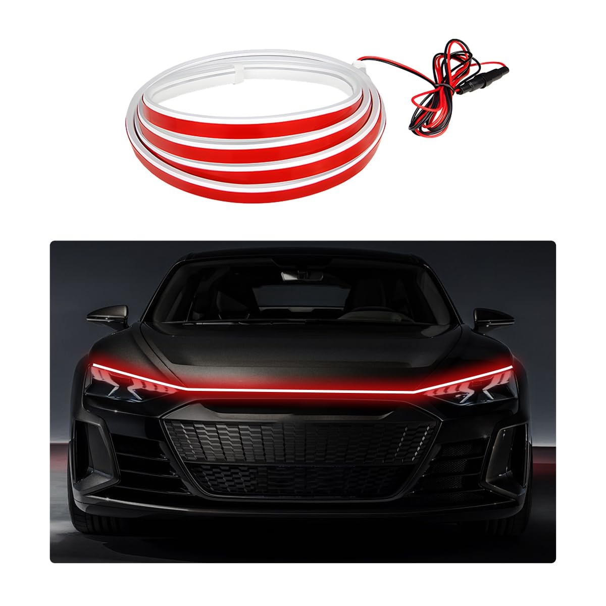 Dynamic White Car Hood LED Strip - RAYMAX LUMINOUS GEAR