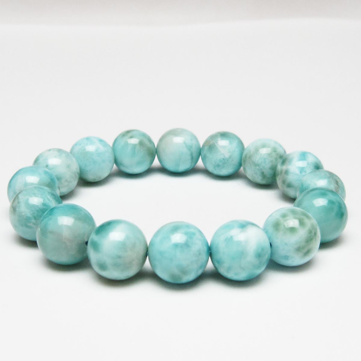 ラリマー ブレスレット 14mm 一点物 111-56525