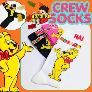 【 HARIBO / ハリボ 】 crew socks / クルーソックス / 靴下 / ソックス〚アメリカン雑貨 アメトイ〛