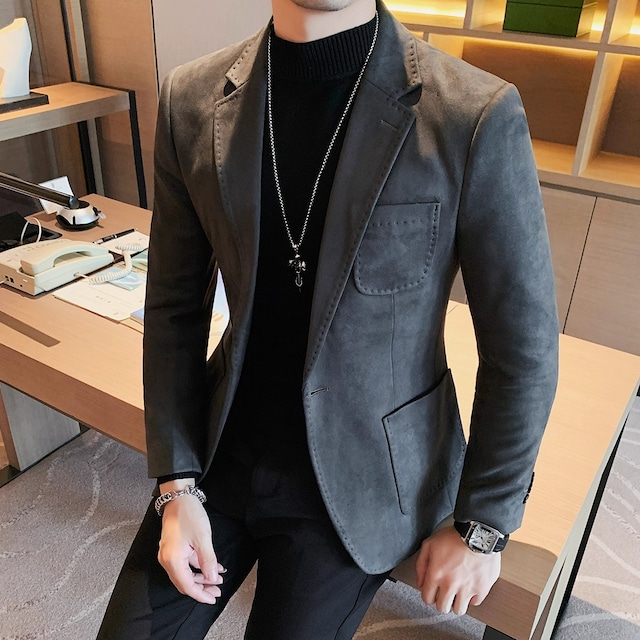 スエード調テーラードジャケット 3color OJ0609