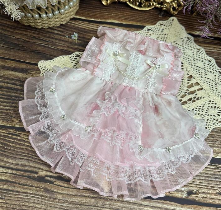 《予約》3102460 ピンクレースドレス