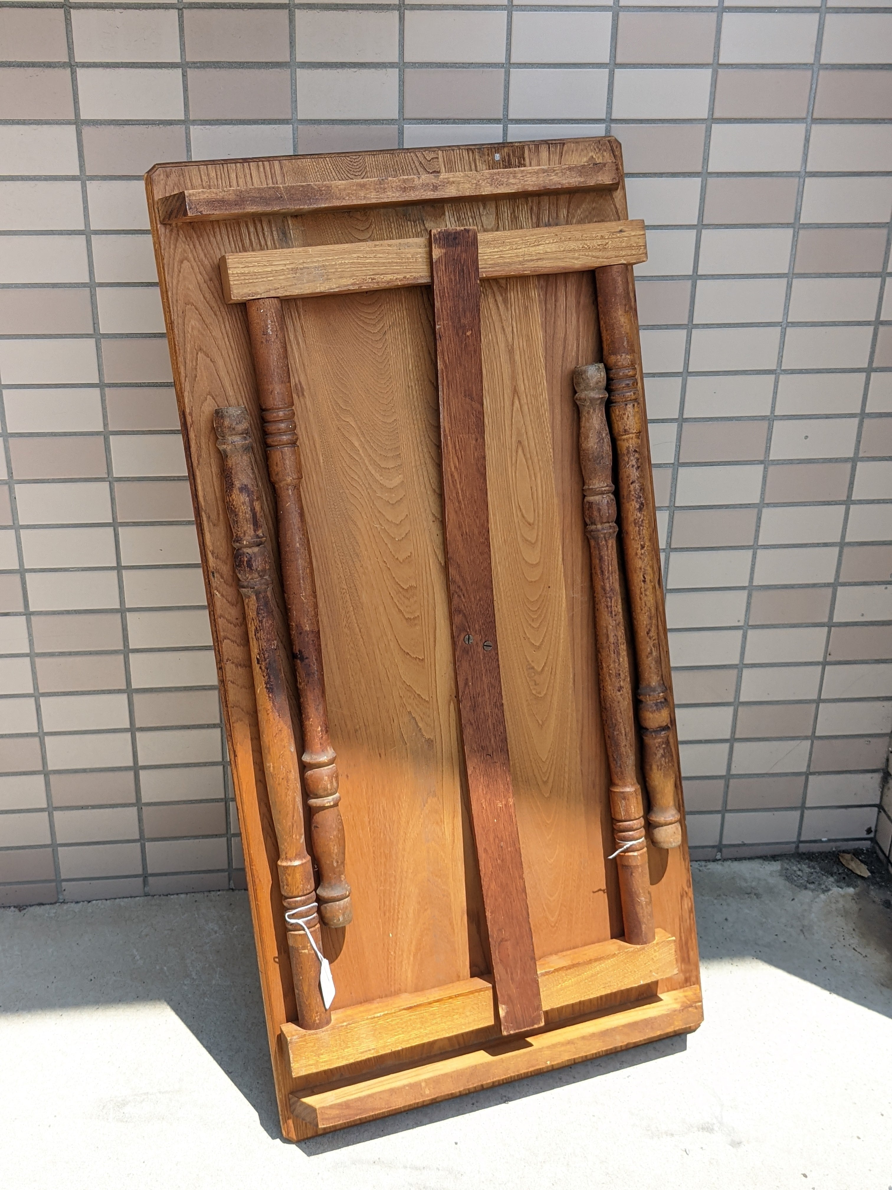 Vintage Wood Folding Table Antique Table ビンテージ 木製 Vintage Wood Folding Table Antique Table ビンテージ 木製