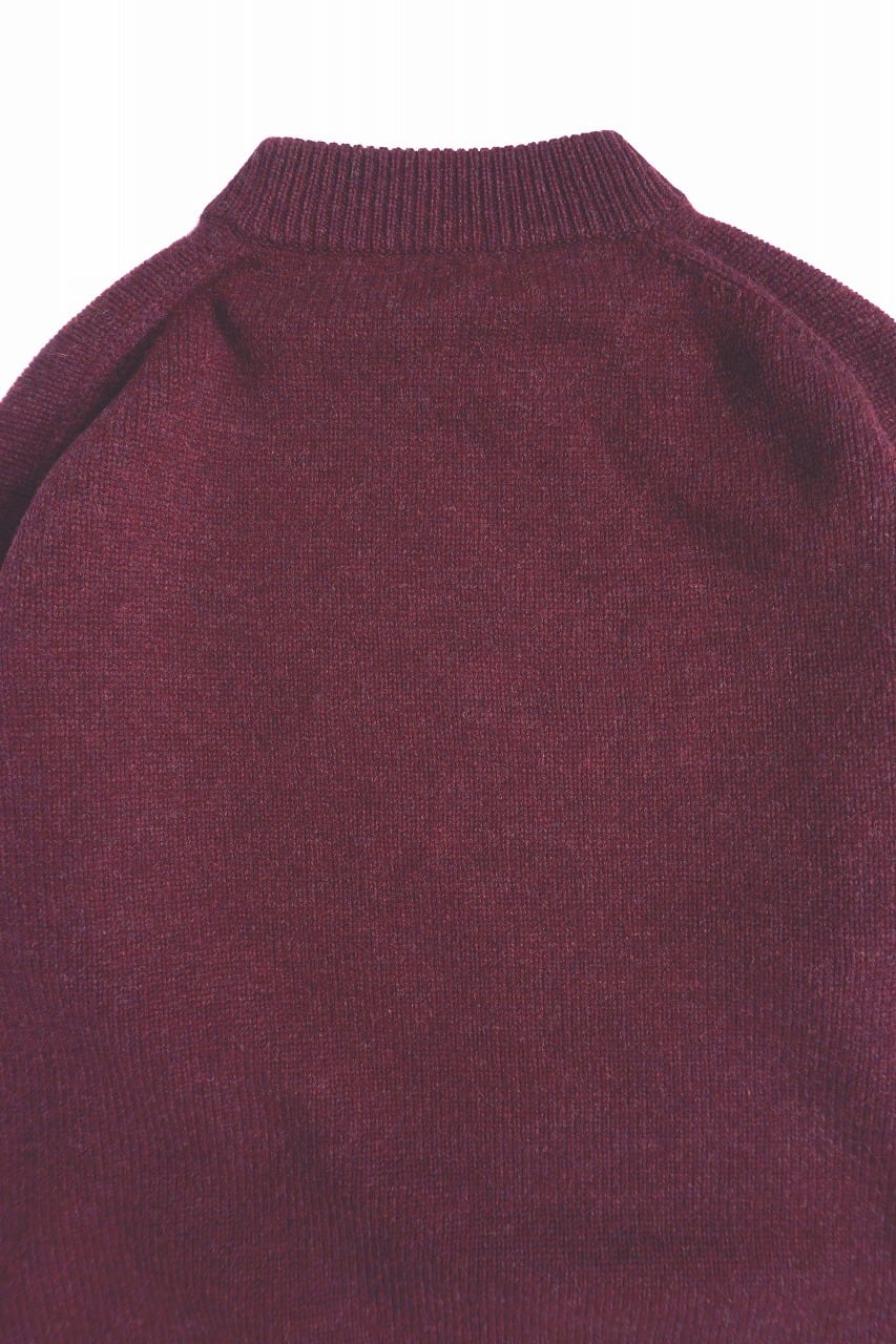 Hand Framed Super Merino Mock P/O