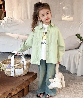 子供服 キッズ トップス シャツ 長袖 上着 90-150CM 5色