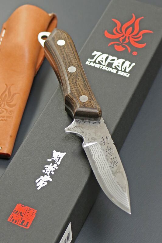 未使用 kanetsune 兼常 サバイバルナイフ アウトドアナイフ キャンピングナイフ フィッシングナイフ 釣り用ナイフ ハンティングナイフ  Kanetsune 兼常 サバイバルナイフ レザーシース アウトドア 関兼常