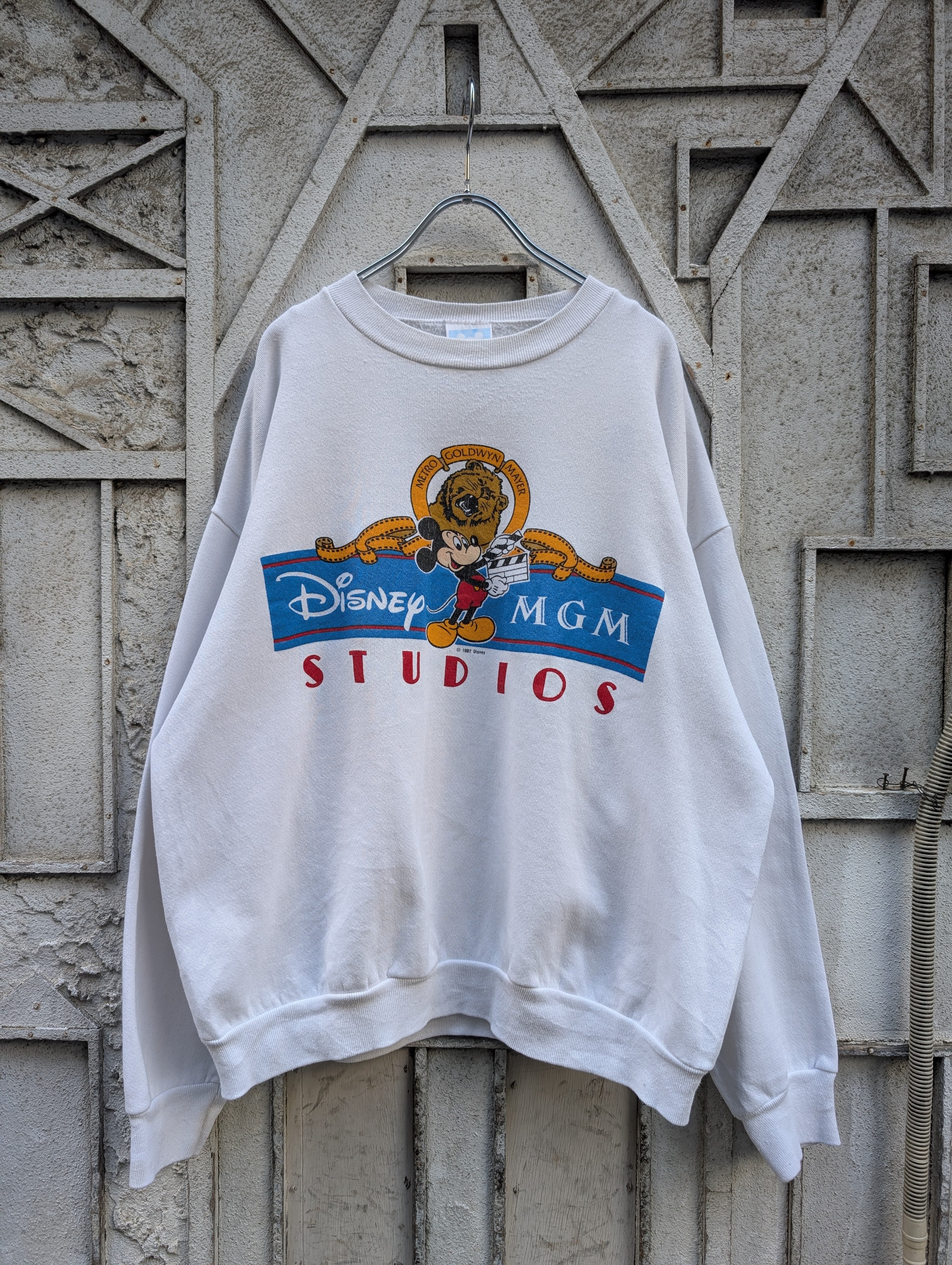 "MICKEY MOUSE" print sweat