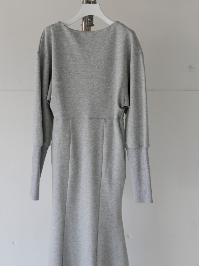 back open cutandsew onepiece（gray）