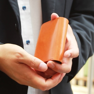 左利き用シームレスミニ財布 各色【受注製作】