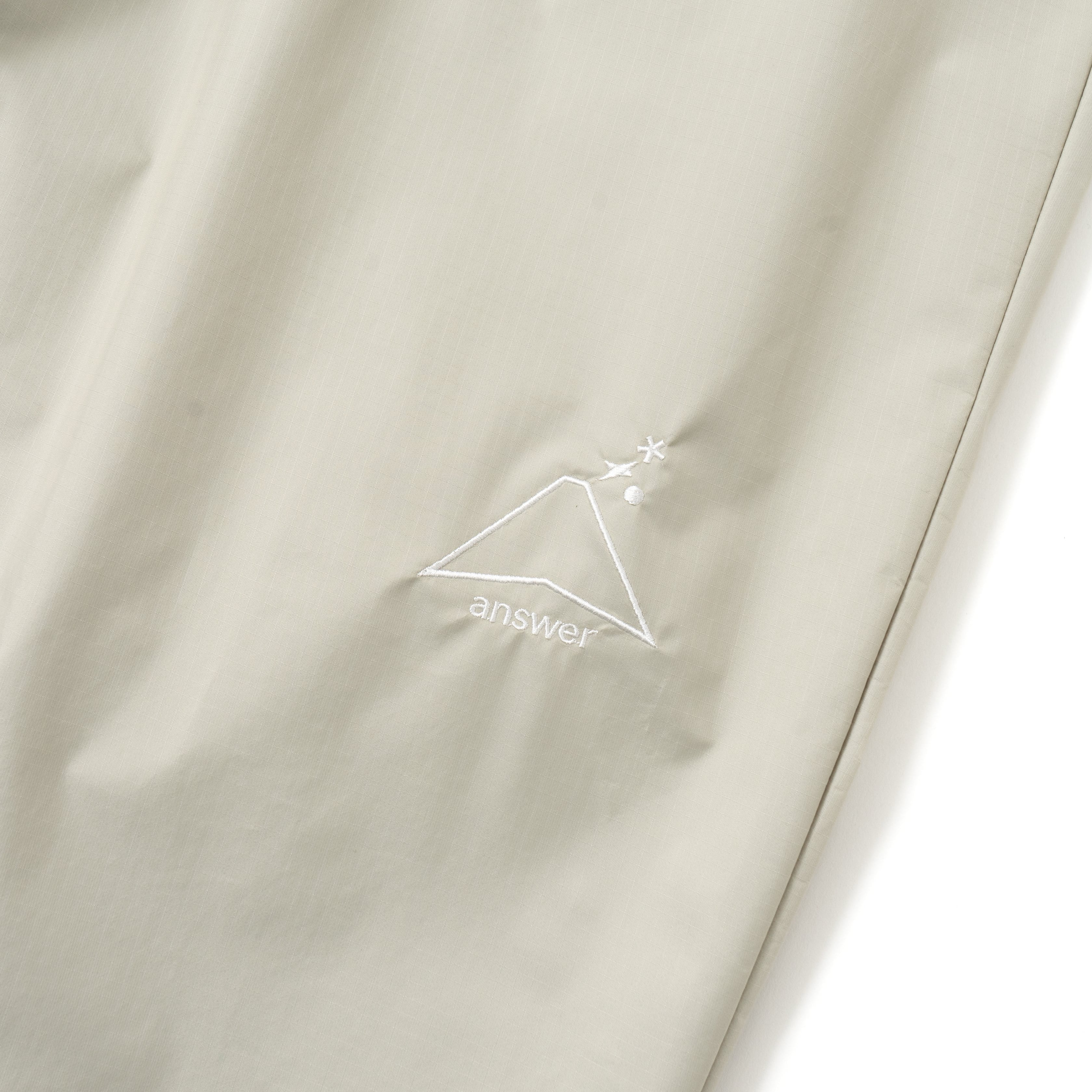 ANSWER* 3LAYER NYLON PANTS IVORY | What's up?