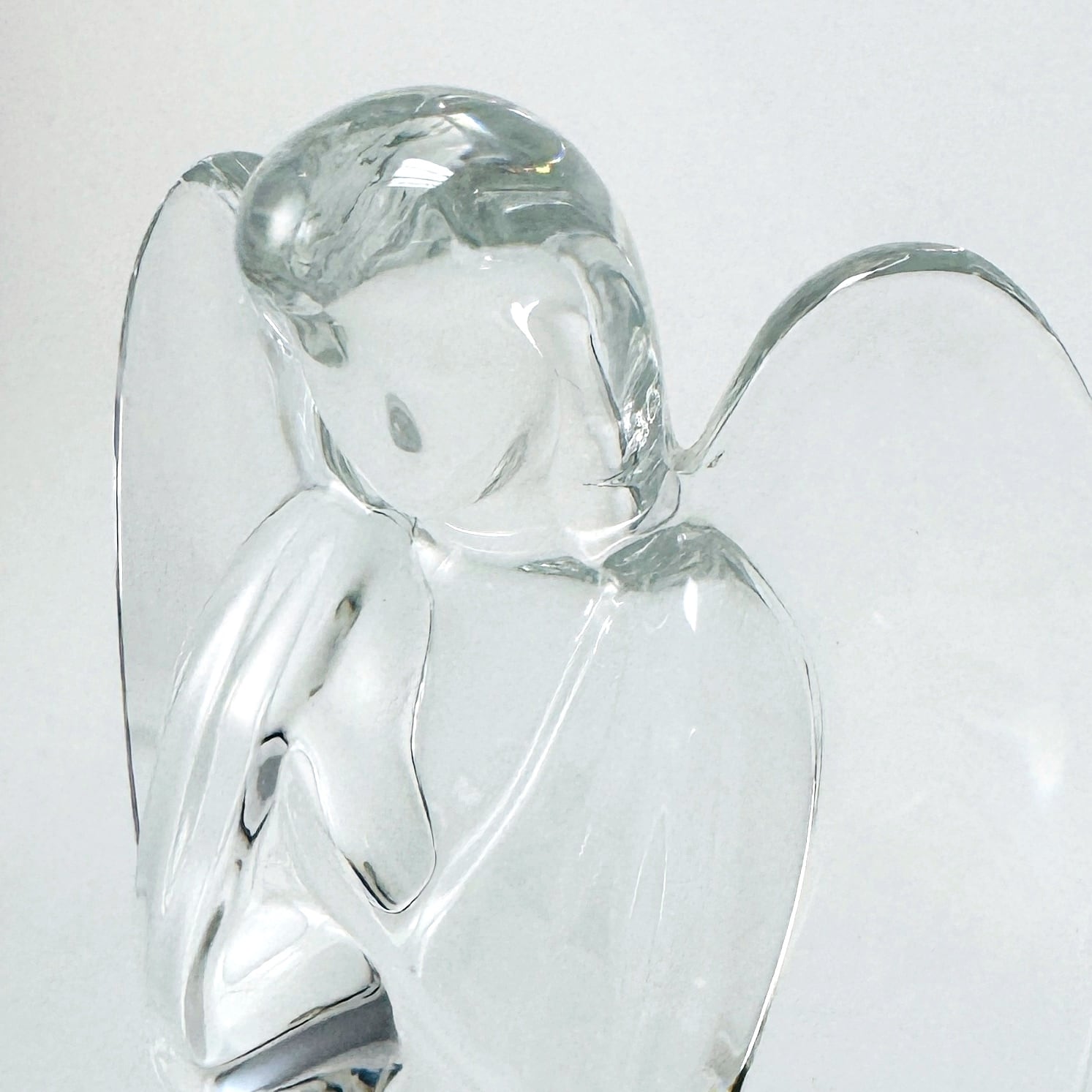 バカラ】エンジェル 祈り 置物 インテリア☆美品☆幸運/開運