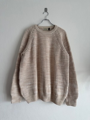 L.L.BEAN / MELANGE COTTON KNIT