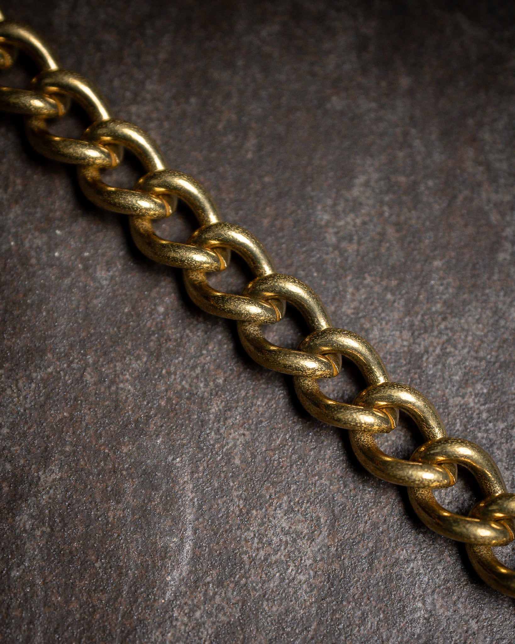 Additive and Line】Wallet Chain Brass Curb Chain WCH-008 新品
