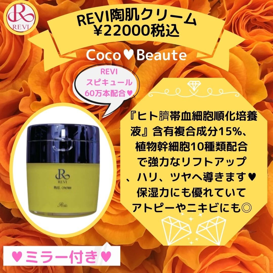REVI 陶肌クリーム スピキュール 針入り ルヴィ | REVI正規取扱販売 