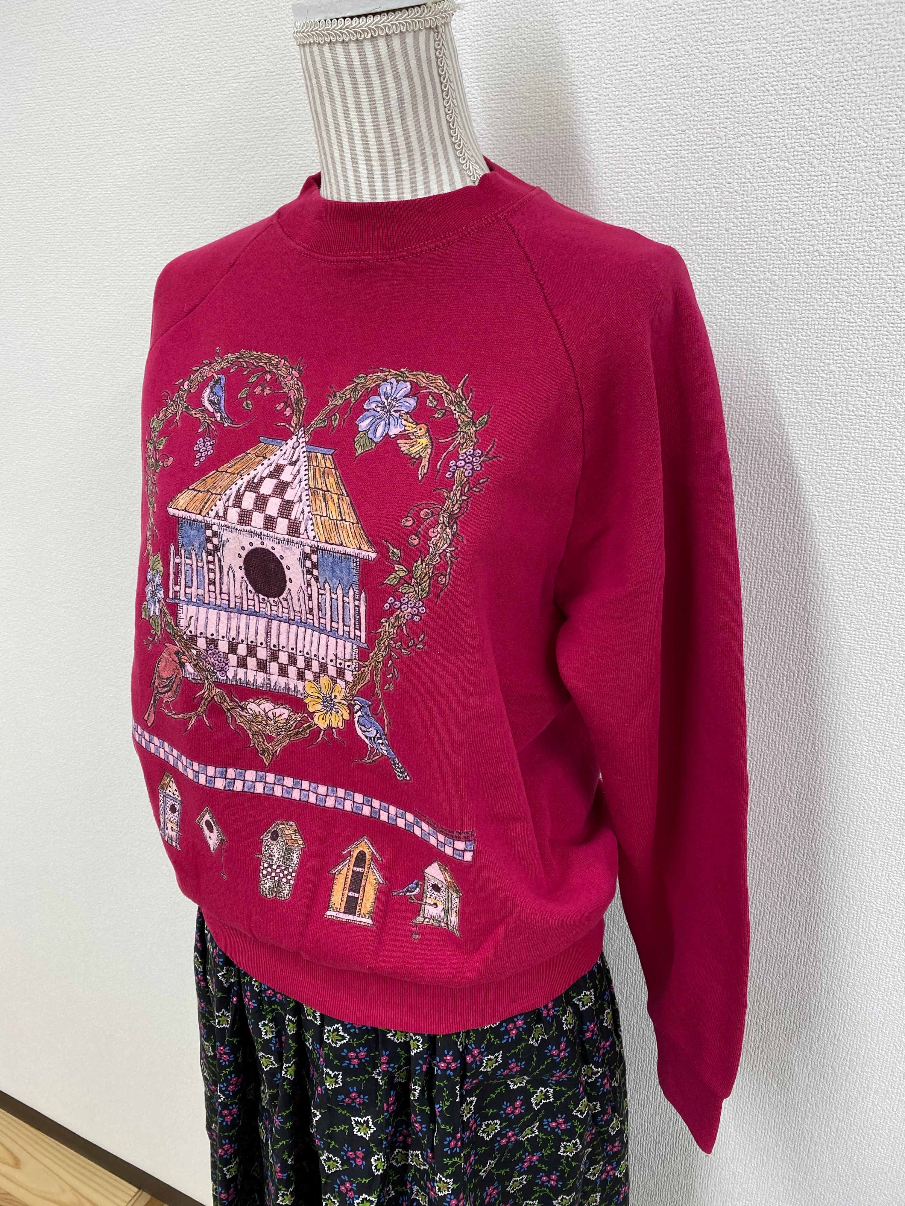 birds house print sweat