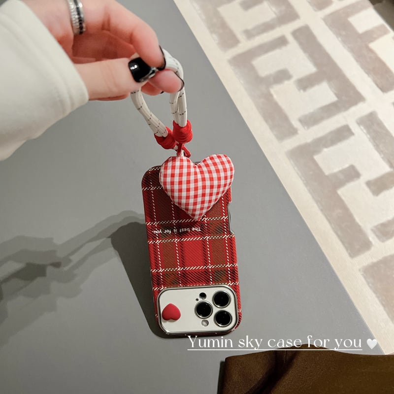 COMME des GARÇONS チェック柄 ケース Comme des Garçons Tartan Pouch Wallet Red – LACMA Store
