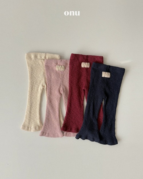 ONU［取寄］rib span leggings pants 26winter