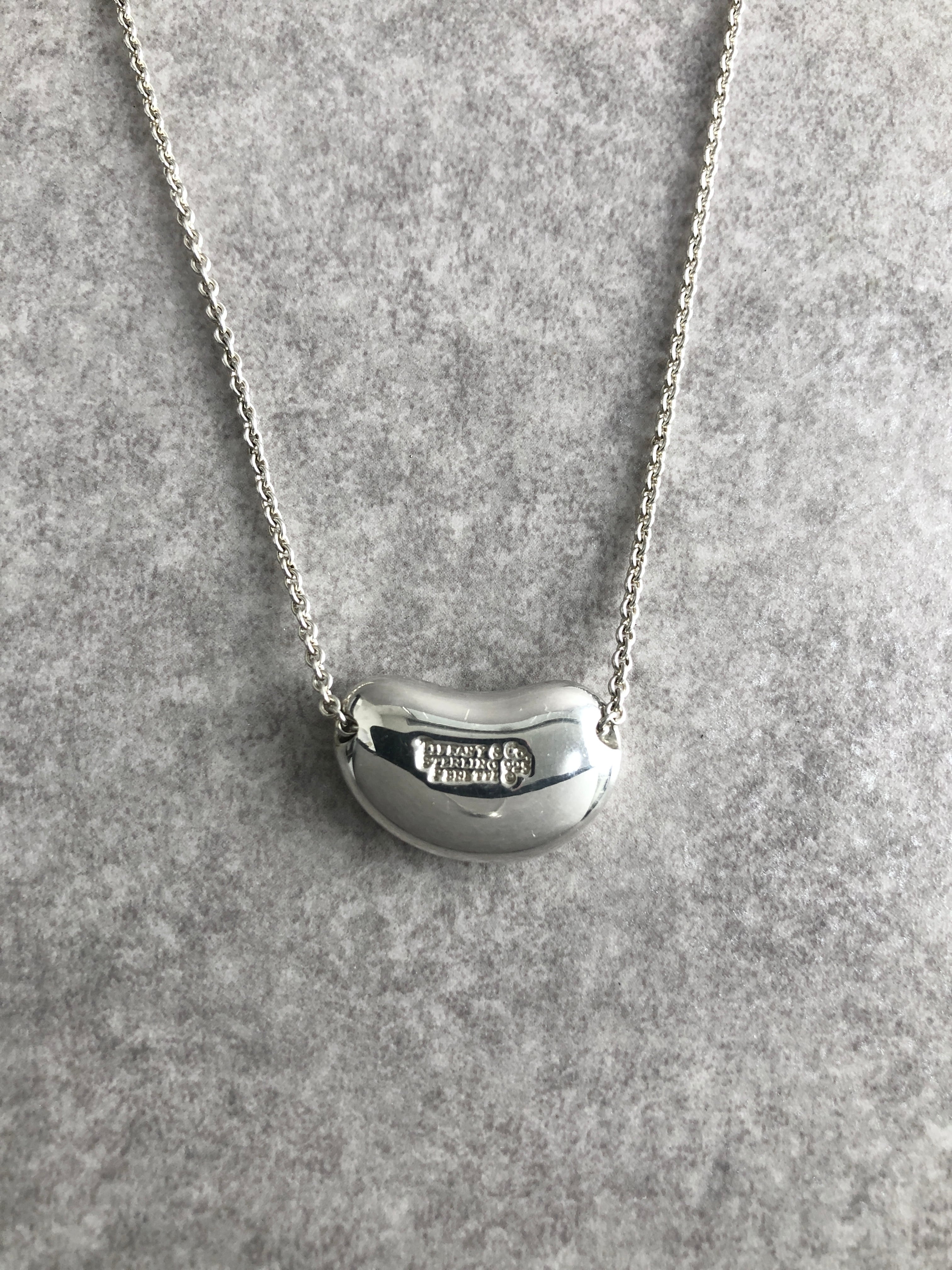 Tiffany & Co. ティファニー ネックレス シルバー ビーン 925 vintage