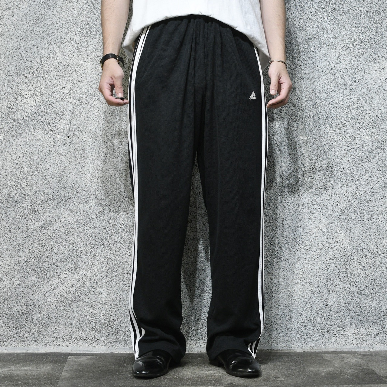 adidas design side line wide track pants