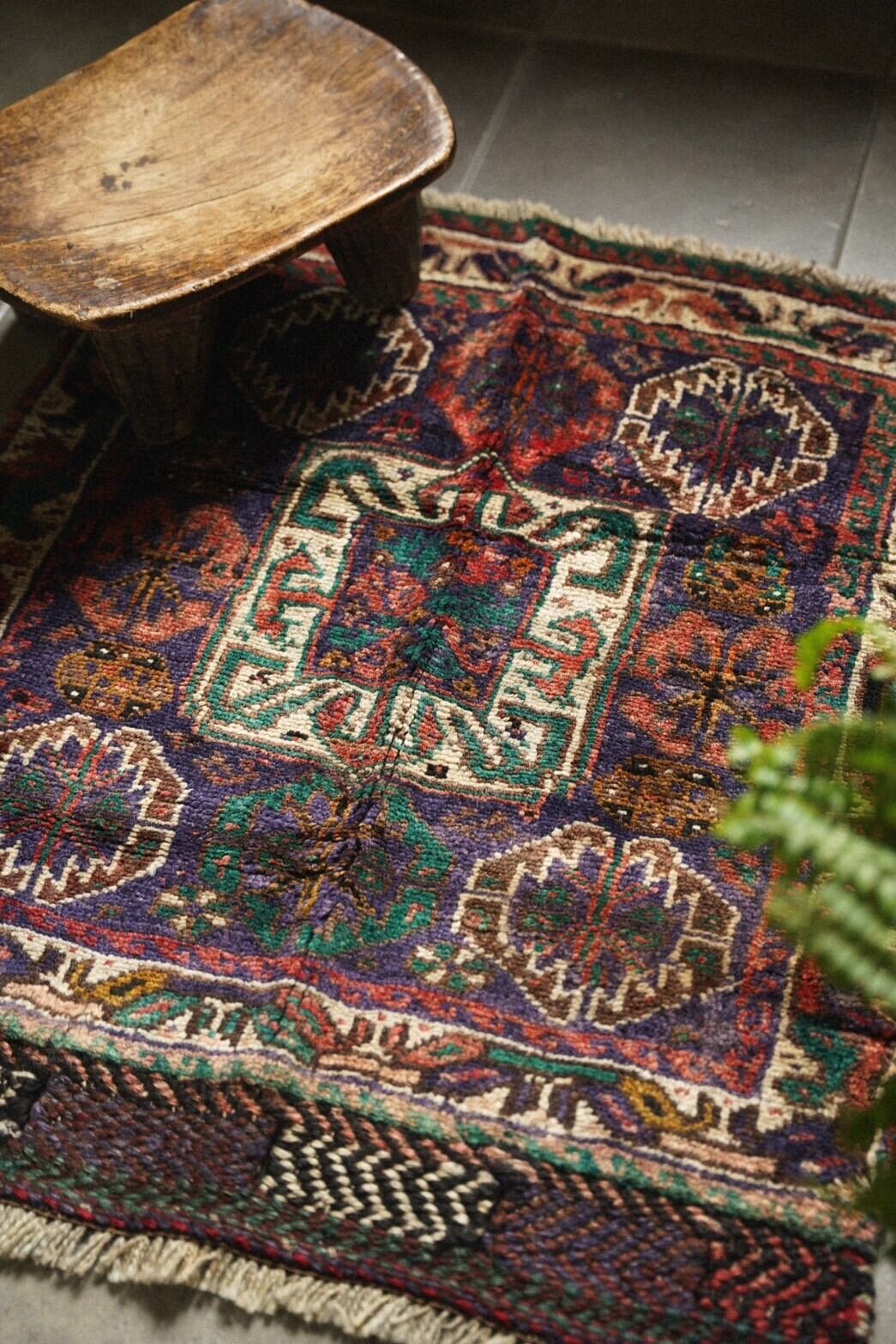 1413-Vintage Iranian Sistan Baluch rug | 手織りのヴィンテージラグ
