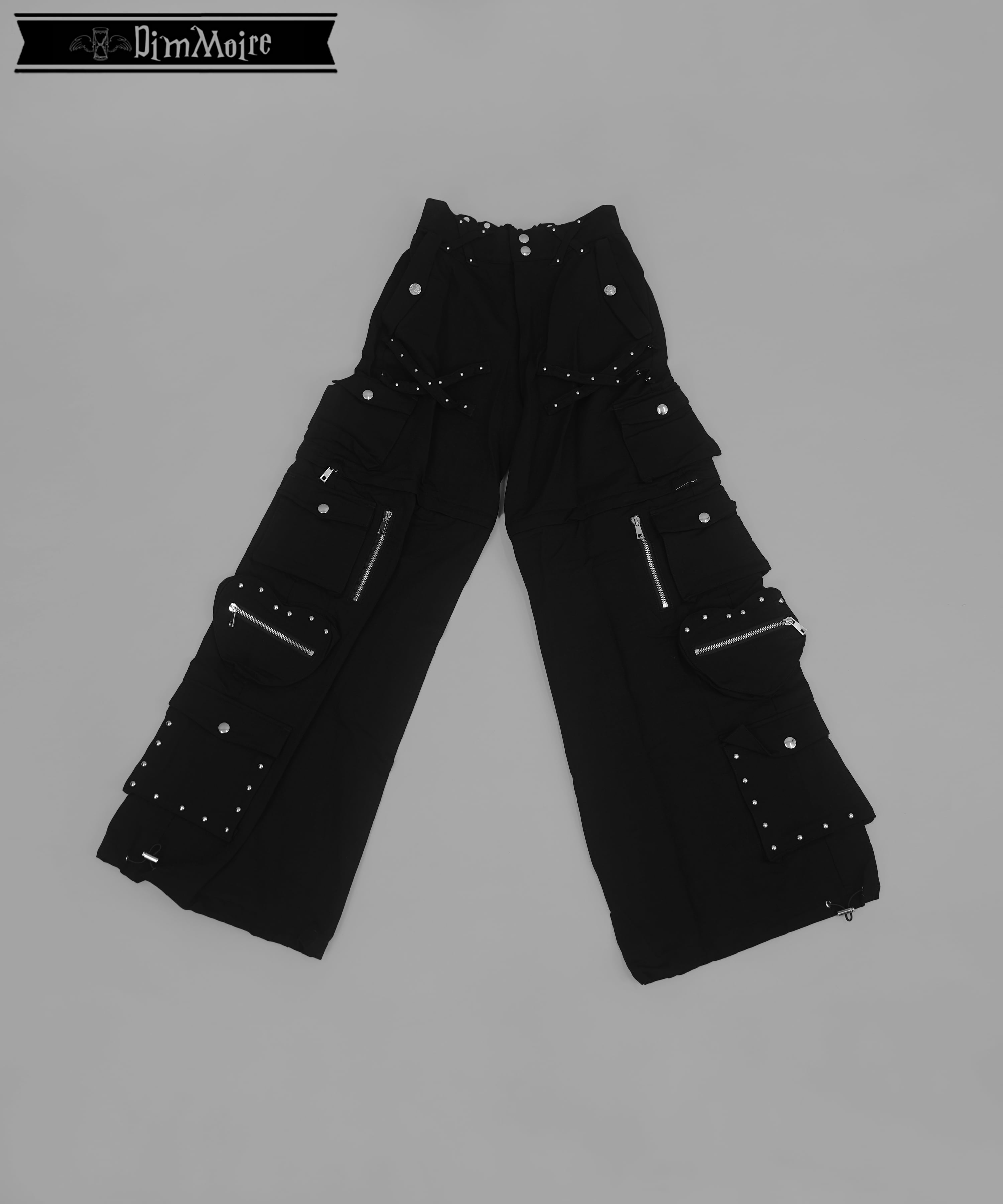 スタッズカーゴパンツ【Black】 | DimMoire 