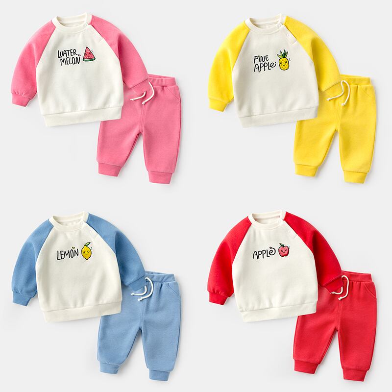 子供のスーツ春と秋のエインスタイルのスポーツウェアの赤ちゃん2020新しい長袖のトップスの男の子の綿のズボンの子供服のトレンド Duduベイビー78491828122