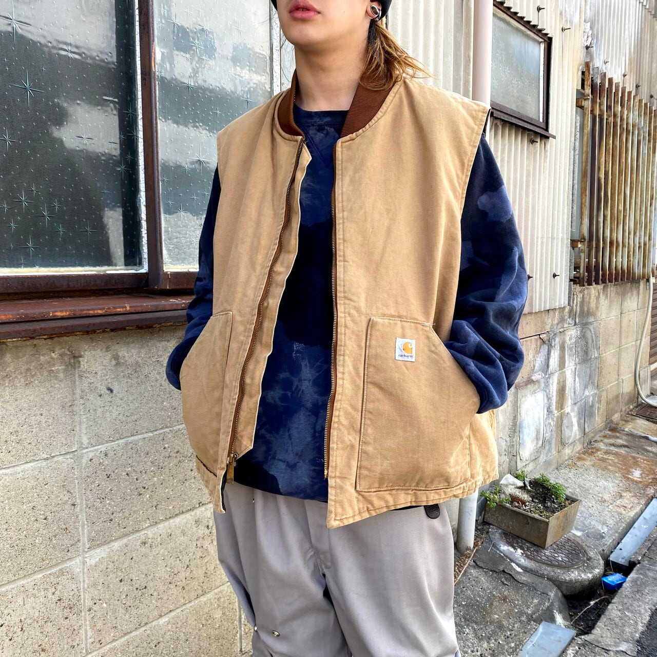 ビッグサイズ 80年代 USA製 Carhartt カーハート ダック地 ワーク 