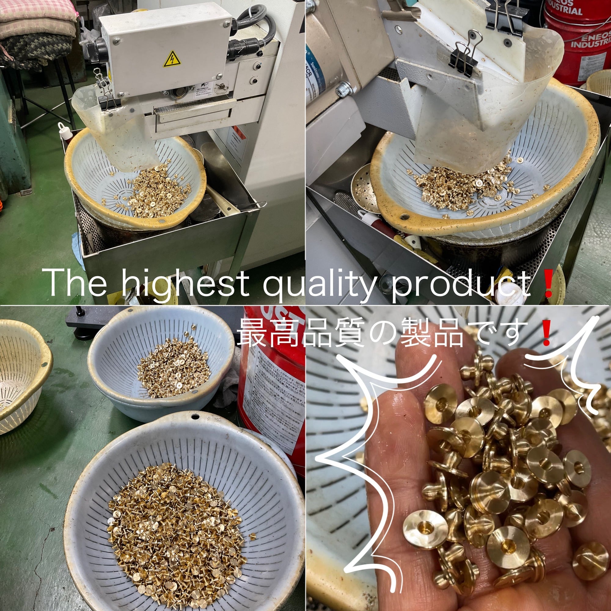 OKA Factory】挽物ゲンコ/ 旋盤加工 5個入(バネホック) M/ 大 OKA Factory】挽物ゲンコ/ 旋盤加工 5個入(バネホック) M/ 大