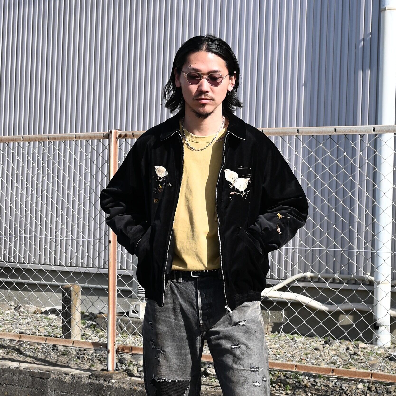 OLDJOE(オールドジョー) STUNNING VELVET SOUVENIR JACKET(Niwatori to