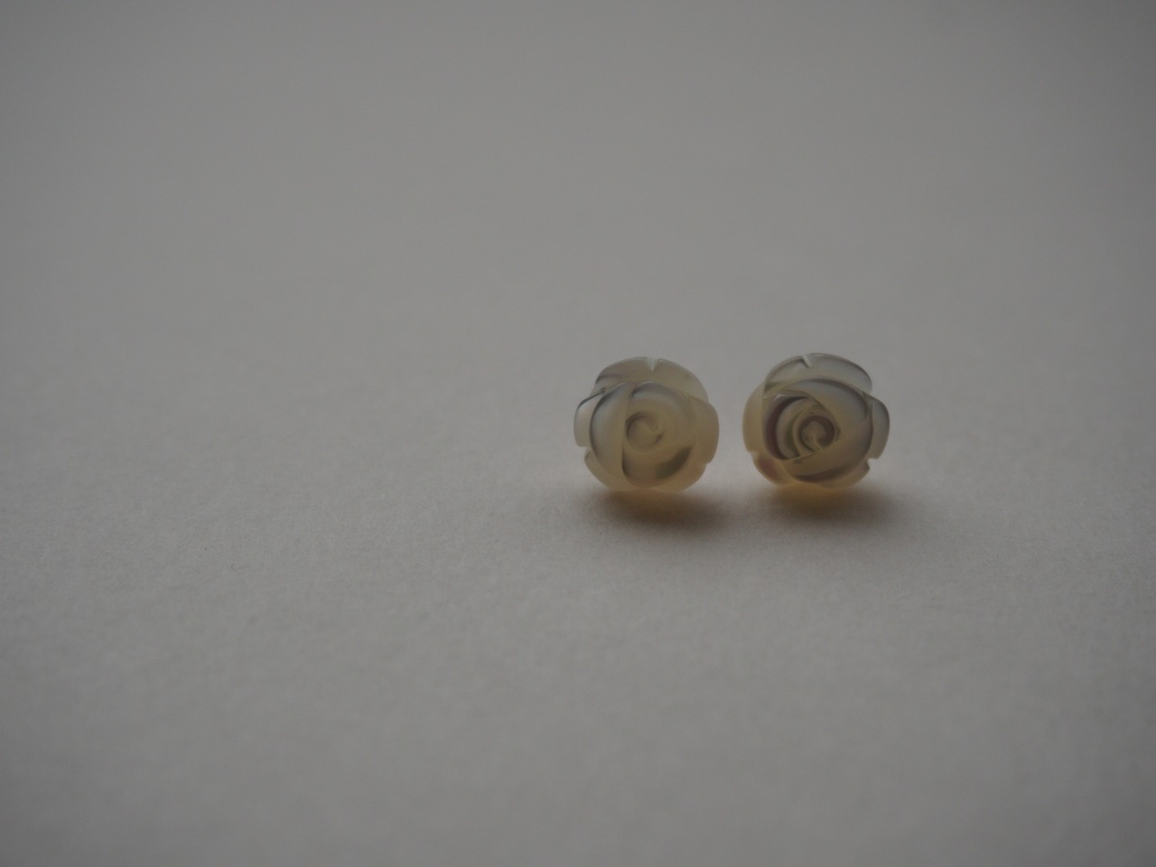 【 WAVE 】shell ROSE pierce (small)