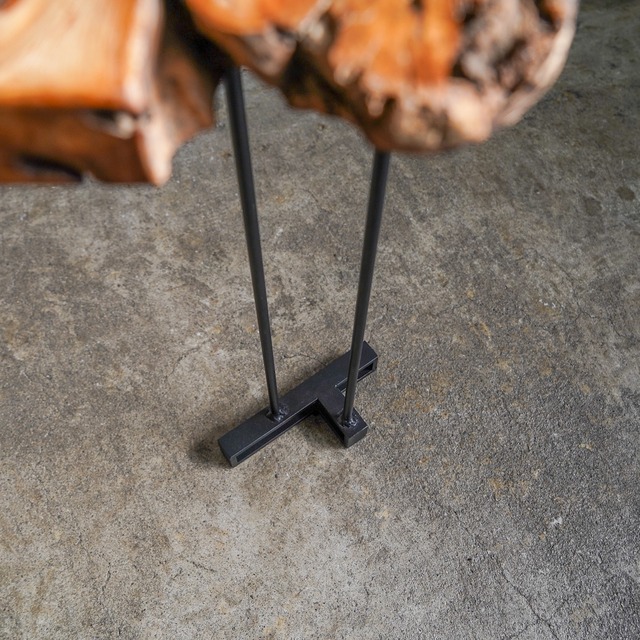 小さなソファーサイドコーヒーテーブル  欅②