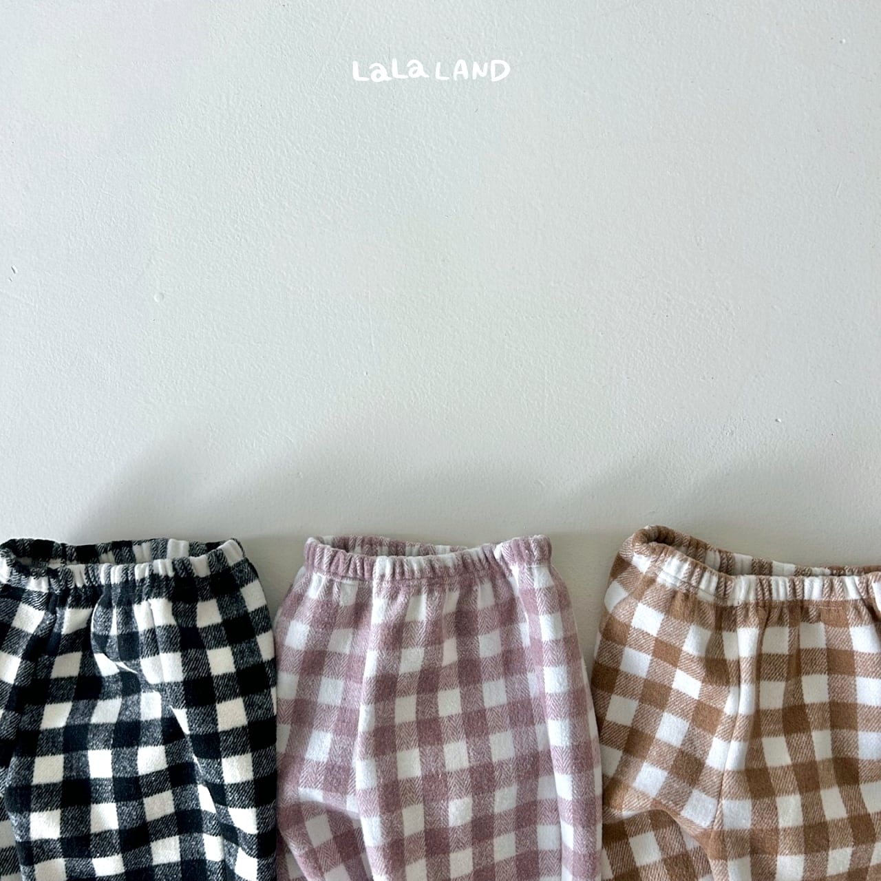 «sold out»«LaLa Land» チェックパンツ 3colors