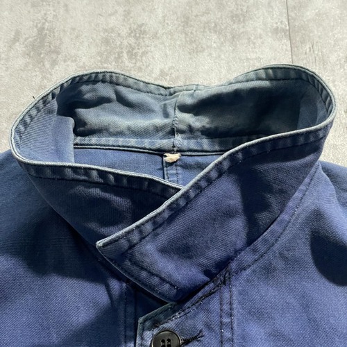 60s barbe bleue コットンツイル フレンチワークジャケット 詳細写真11