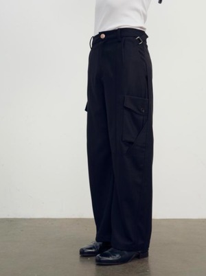 【26AW | MEN】 NULLUS ヌルス / カーゴパンツ / LOW POLY SHIFT CARGO / NUAW26TRO005