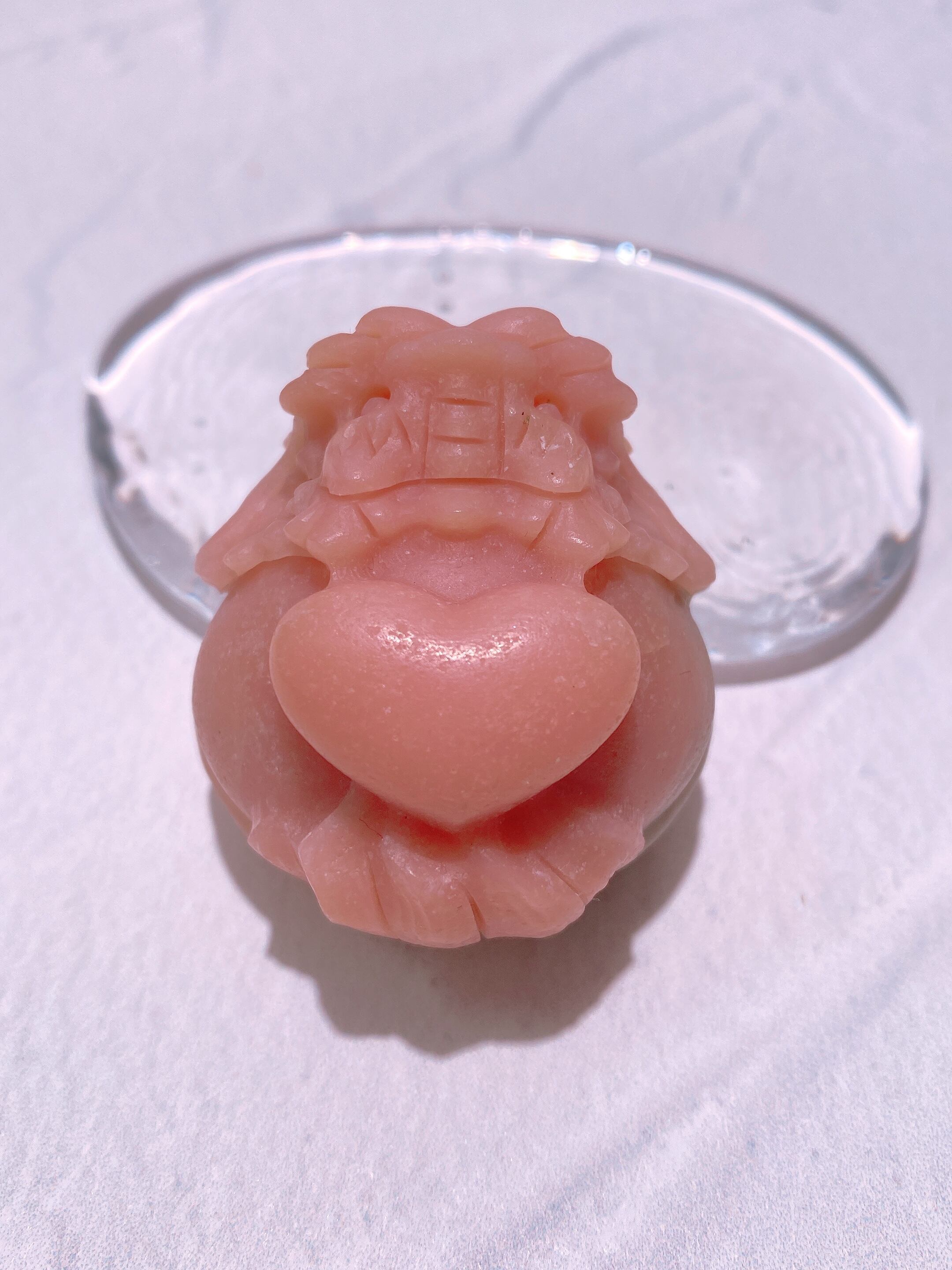 小サイズ】ピンクオパール龍亀〜ハート乗せ〜 | 9rinto