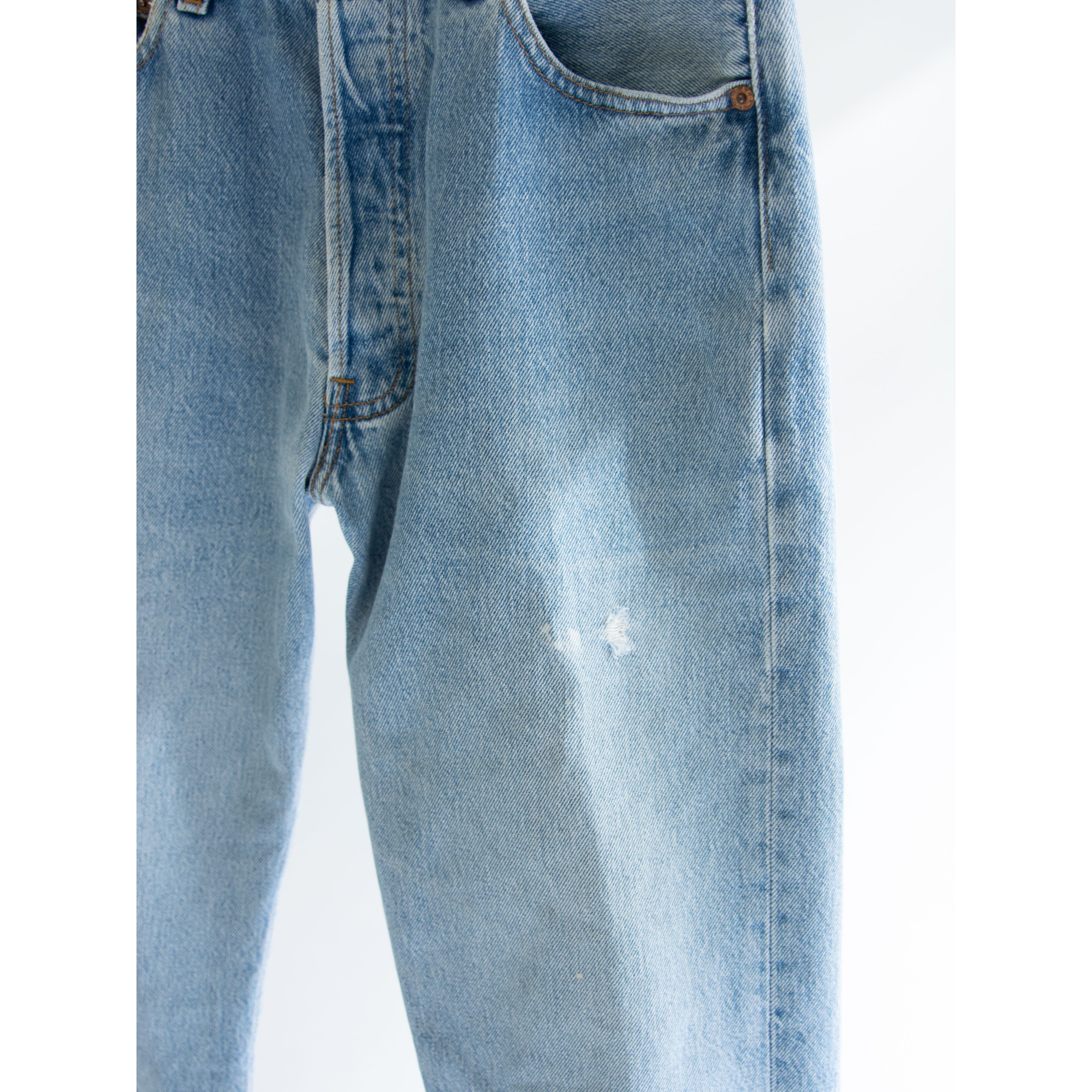 【LEVI'S 501】Made in U.S.A. 90's straight denim pants W30 L34（リーバイス アメリカ製 ストレートデニムパンツ ジーンズ）11a