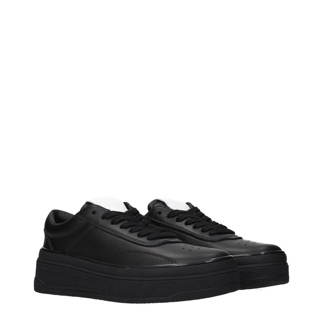【新品】JIL SANDER ジルサンダー レディース スニーカー レザー ブラック WS0033P6244002