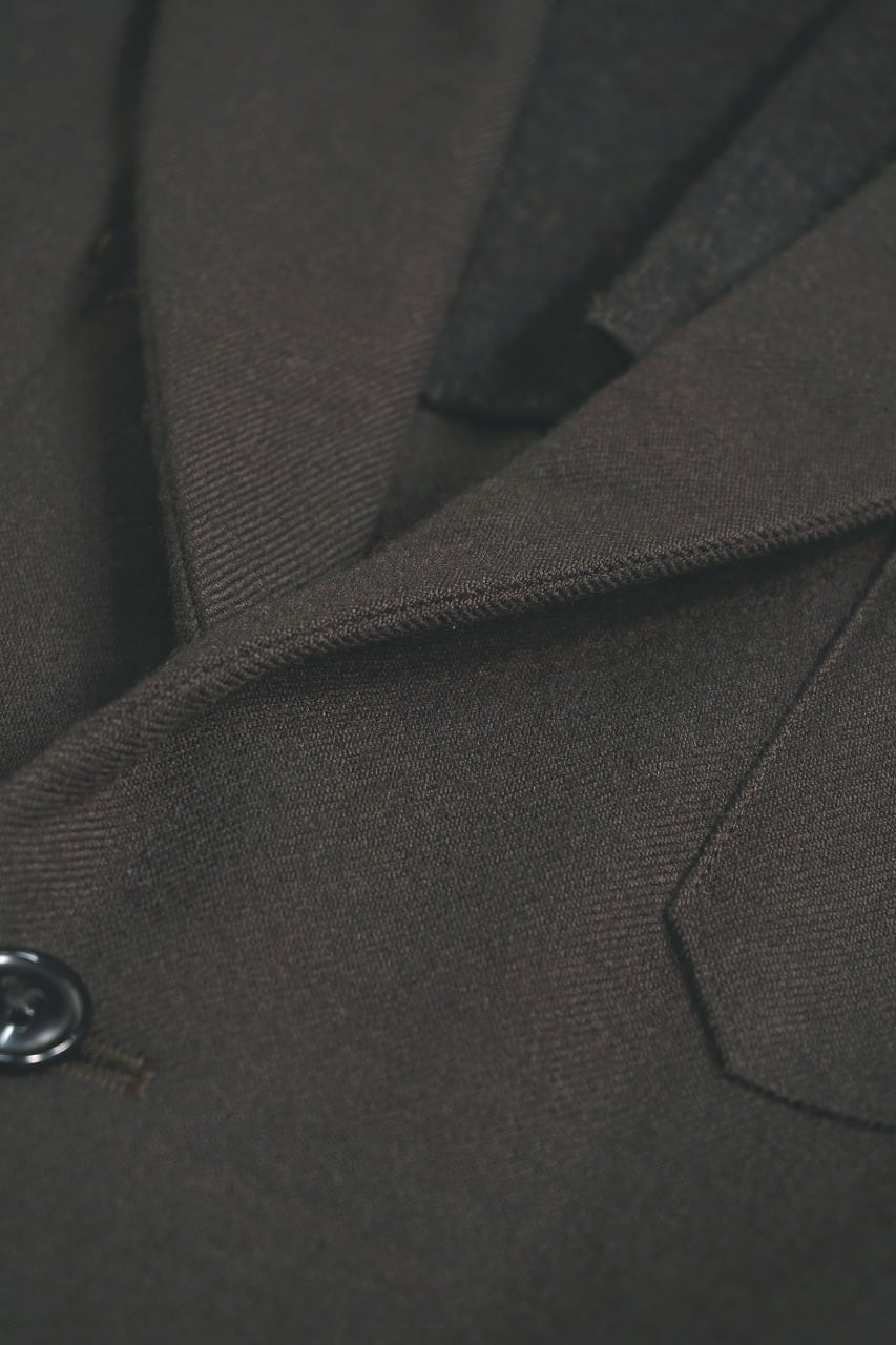 Virgin Wool Washed Twill Jacket