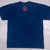 衣 コロモ 藍染 キャラメル デザイン 半袖 Tシャツ L/ネイビー メンズ 和柄 日本製