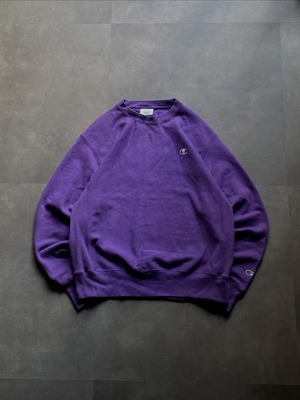 Champion REVERSE WEAVE スウェット M 紫 リバースウィーブ USA企画