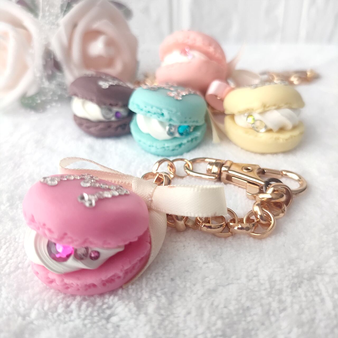 一点物フォスフォシデライト可愛いピンクのピアスチャーム 一点物フォスフォシデライト可愛いピンクのピアスチャーム フォスフォ