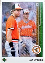 MLBカード 89UPPERDECK Joe Orsulak #429 ORIOLES