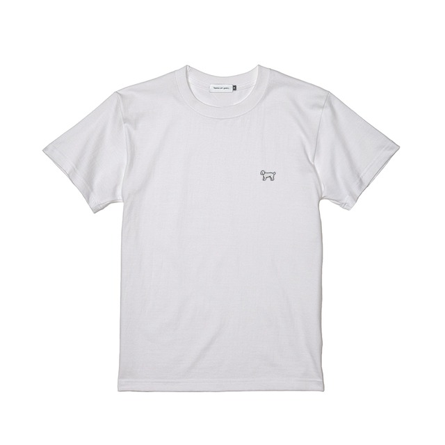 sideways logo T-shirt：White