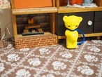 カラフルプラスチック ドイツの黄色ベア 青い紐 画像15